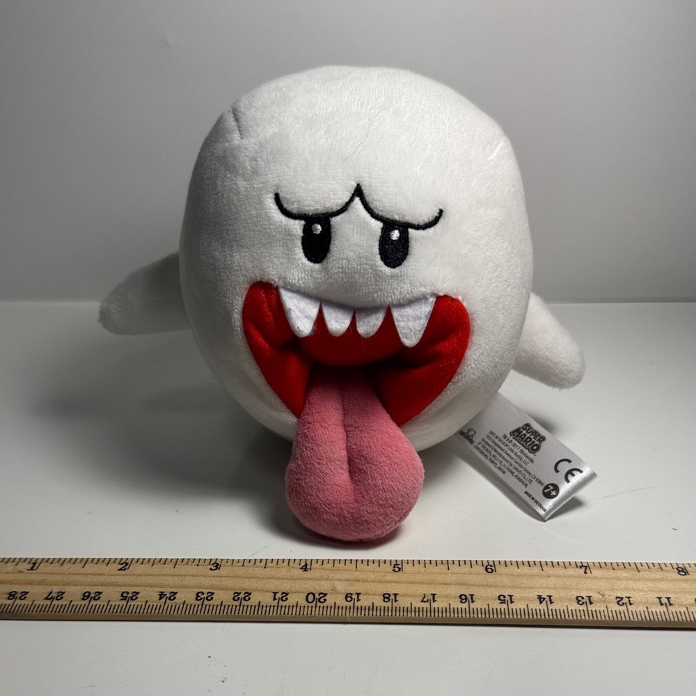 2017 Super Mario Boo Ghost Plush 6" Inch White Boo Plush Character